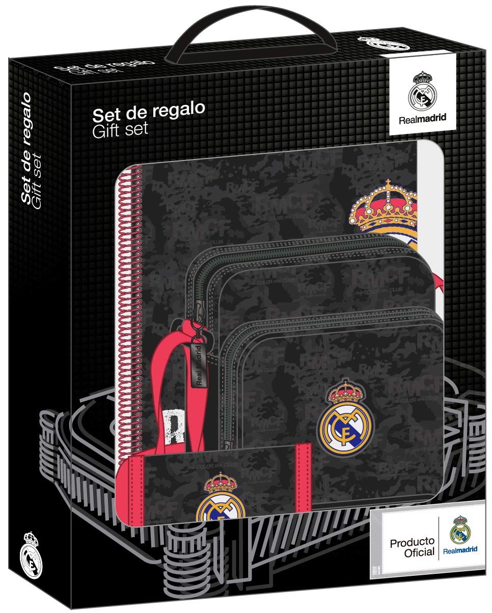 Real Madrid Black Official Gift Set 280 x 60 x 350 mm