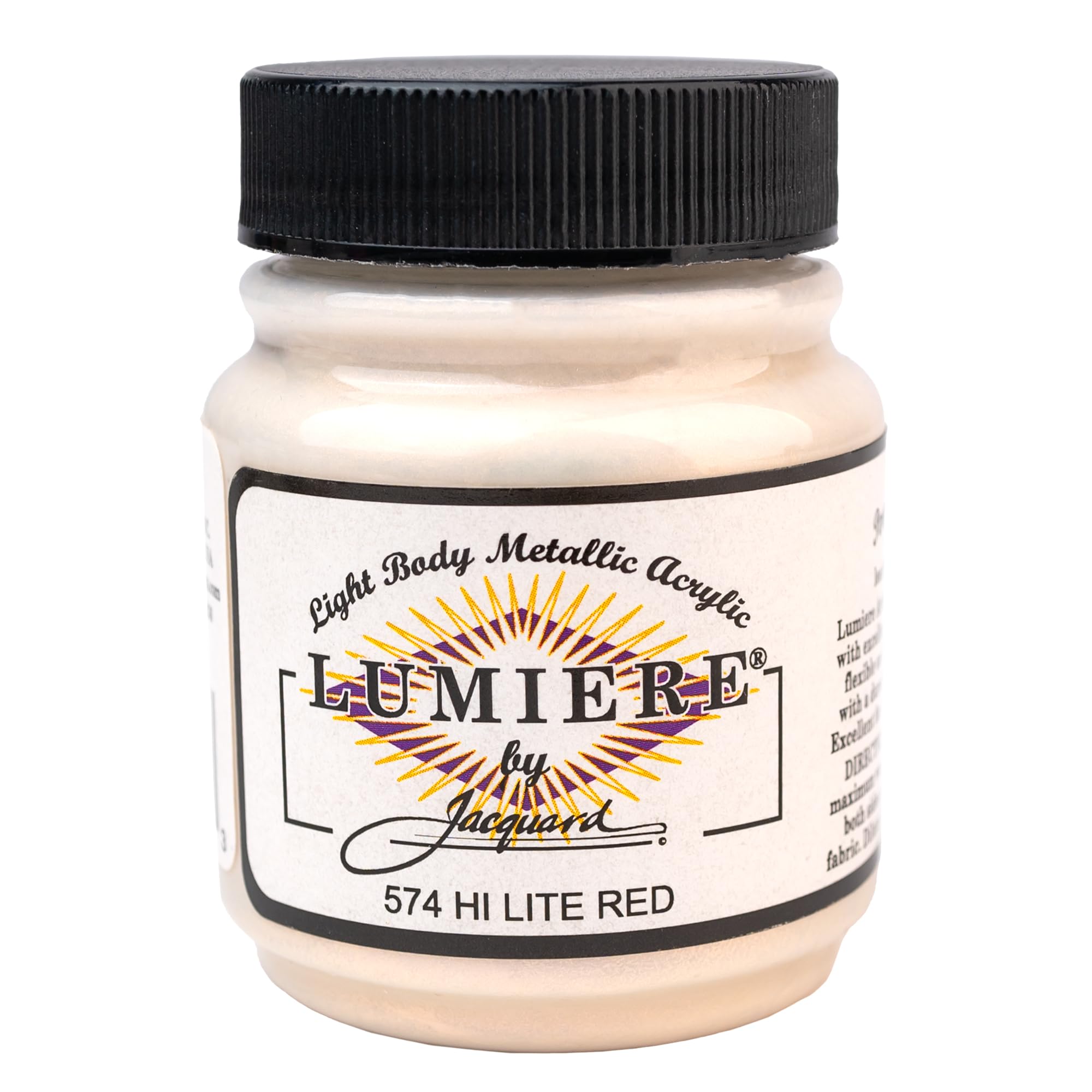 Jacquard Lumiere Paint Hi-Lite Red 2.25Oz