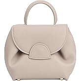 Polene Bags for Women,Women's Top-Handle Handbags,Top Handle Bag,Designer Bags for Women,Mini Faux Leather Shoulder Bag