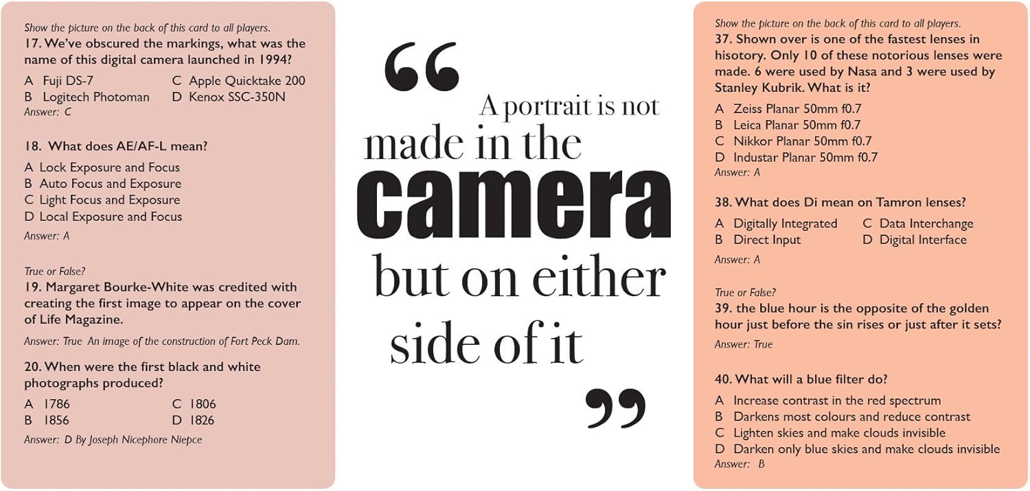 Photographers Trivial Pursuit - Level 3 - Image 4