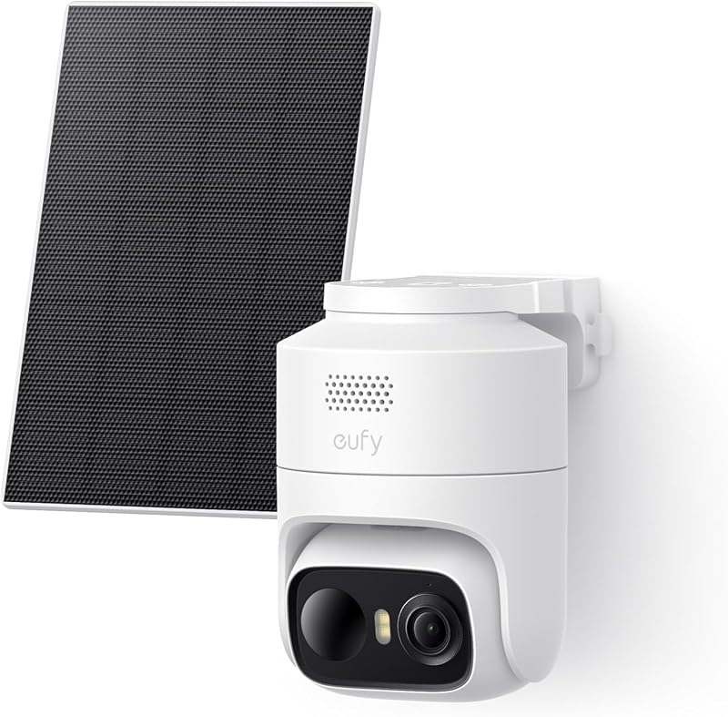 eufy by Anker eufyCam C37 Cámara Vigilancia WiFi Exterior 2K Solar