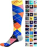 Compression Socks (1 pair) for Women & Men by A-Swift - Boost Stamina & Recovery
