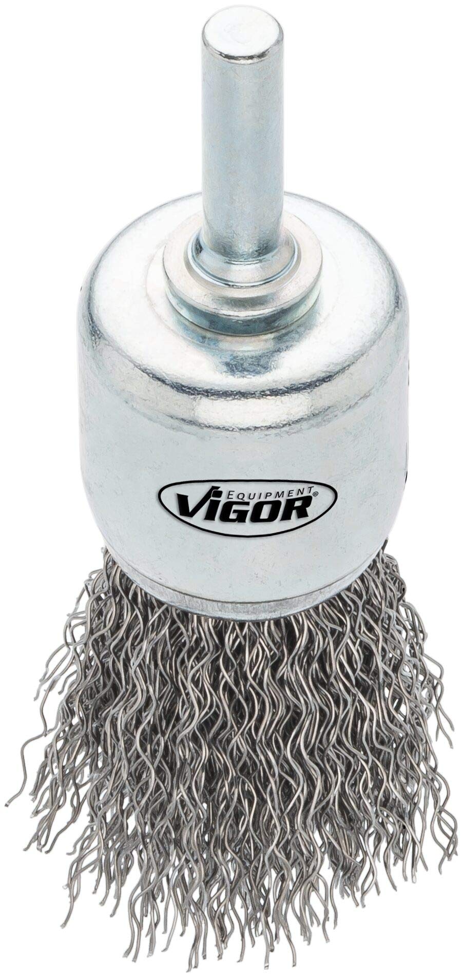 Vigor V6802 Brush Head Brush Diameter 25 mm Shaft Diameter 6 mm Total Height 80 mm Silver