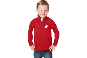 Little King NCAA Toddler Boys 1/4 Zip Pullover Wind Shirt-100% Polyester-Sizes 2T 3T 4T 5T
