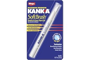Blistex Kanka Soft Brush Tooth/Mouth Pain Gel, Professional Strength, 0.07 Ounce