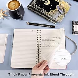 EOOUT 3 Pack Spiral Notebook Journals for