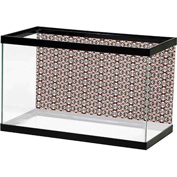 Amazon Com Bybyhome Fish Tank Geometric Polygonal Composition