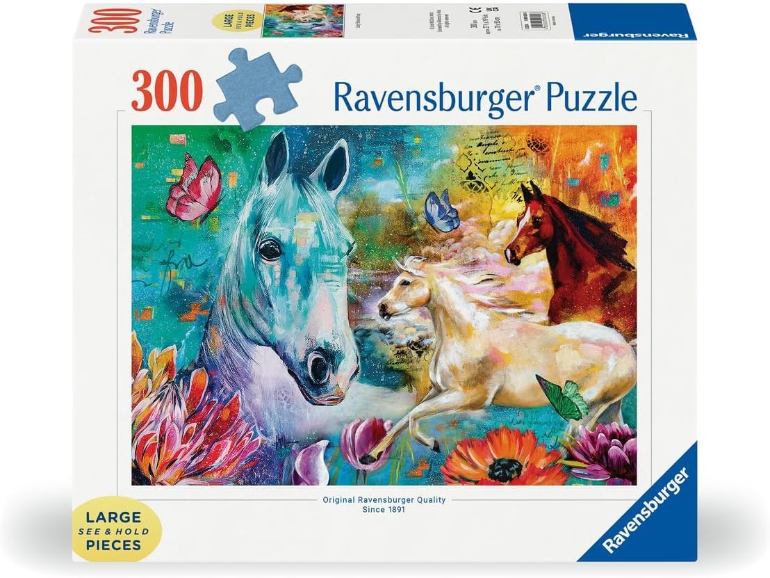 Ravensburger Lady, Fate & Fury Jigsaw Puzzles for Adults and Kids Age 9 Years Up - 300 Pieces Large Format - 2024 Edition