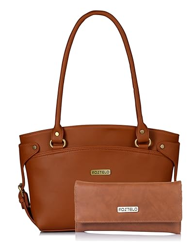 Fostelo Princess Diana Womens Handbag (Tan)