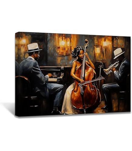Amazon.com: Highlights of The Jazz Story in The USA - Music Art