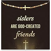 STORYJEWELLERY Sister Gifts, Sister Bracelet, Birthday Valentines Day Gifts for Sisters, Wave Bracelet, Cross Bracelets, Christian Jewelry