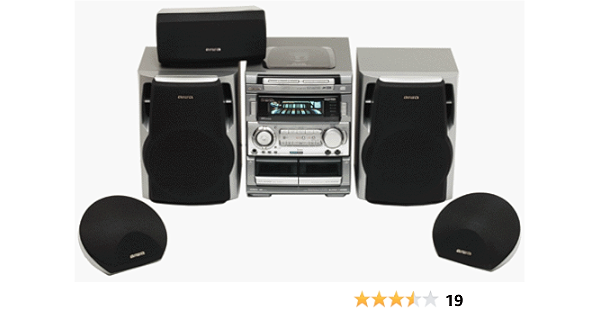 aiwa front surround speakers