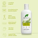 Dr Organic Tea Tree Purifying Conditioner Oily Scalp Vegan Cruelty Free 265ml view 5