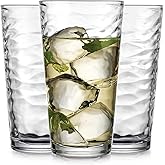Glaver's Drinking Glasses Set of 10 Highball Glass Cups, 17 Oz Cooler Glassware. Home and Bar Everyday Basic Drinkware Elegant Kitchen Glasses for Water, Juice, Cocktails, Iced Tea.