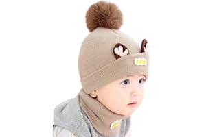 Winter Outfit for Baby Girls Hat and Mittens Newborn Infant Baby Kids Boy Girl Pompom Hat Winter Warm Knit Bobble Girl Hats