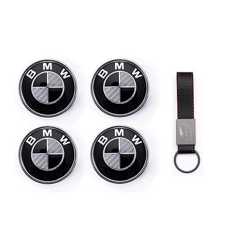 COMPATIBILE OEM OEM Nabenkappen für BMW Black Edition