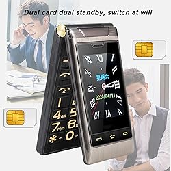 Yunseity Unlocked Flip Phone, G10 C Big Buttons