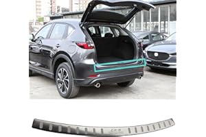 APEXRA Car Stainless Steel Rear Bumper Protector, for Mazda CX5 CX-5 2017-2021 2022 2023 Accessories, Auto Parts Tailgate Bac