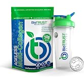 BioTrust Ageless Multi Collagen 5-in-1 Protein Powder (Unflavored) BlenderBottle Bundle