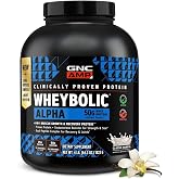 GNC AMP Wheybolic Alpha 2.0, Vanilla, 64.3 Oz, 26 Servings | 4-in-1 Formula, Sports Nutrition, Gym Supplement, Protein Drink Mix, Whey Isolate, Muscle Support Routines, Easy-to-Mix,