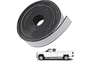 Lusperi Truck Cap Seal Rubber 25FT, for Truck Cap 200 lbs or Less Seal Kit,Camper Shell(2" W x 0.2" H x 25' L)