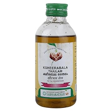 VAIDYARATNAM Ksheerabala Thailam -200 ML with Free Pachak Methi