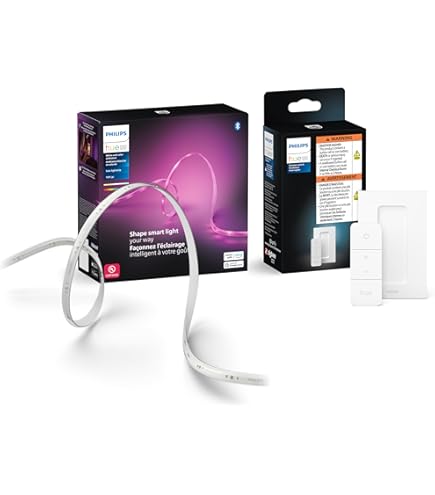 PHILIPS Hue Lightstrip Plus & Bridgeセット Amazon.com
