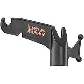 EXTEND-A-REACH Christmas Light Hanger Tool Attachment (Attachment Only) | Christmas Lights, String Lights, and Birdfeeders Installation; Twist-On Utility Hook Fits Standard &frac34; Acme Threaded Pole