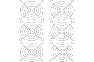 PATIKIL 70mm Fan Finger Grill, 6 Pack Metal Grill Protector Guard Fan Protective Cover for 70mm Exhaust Fans Equipment Comput
