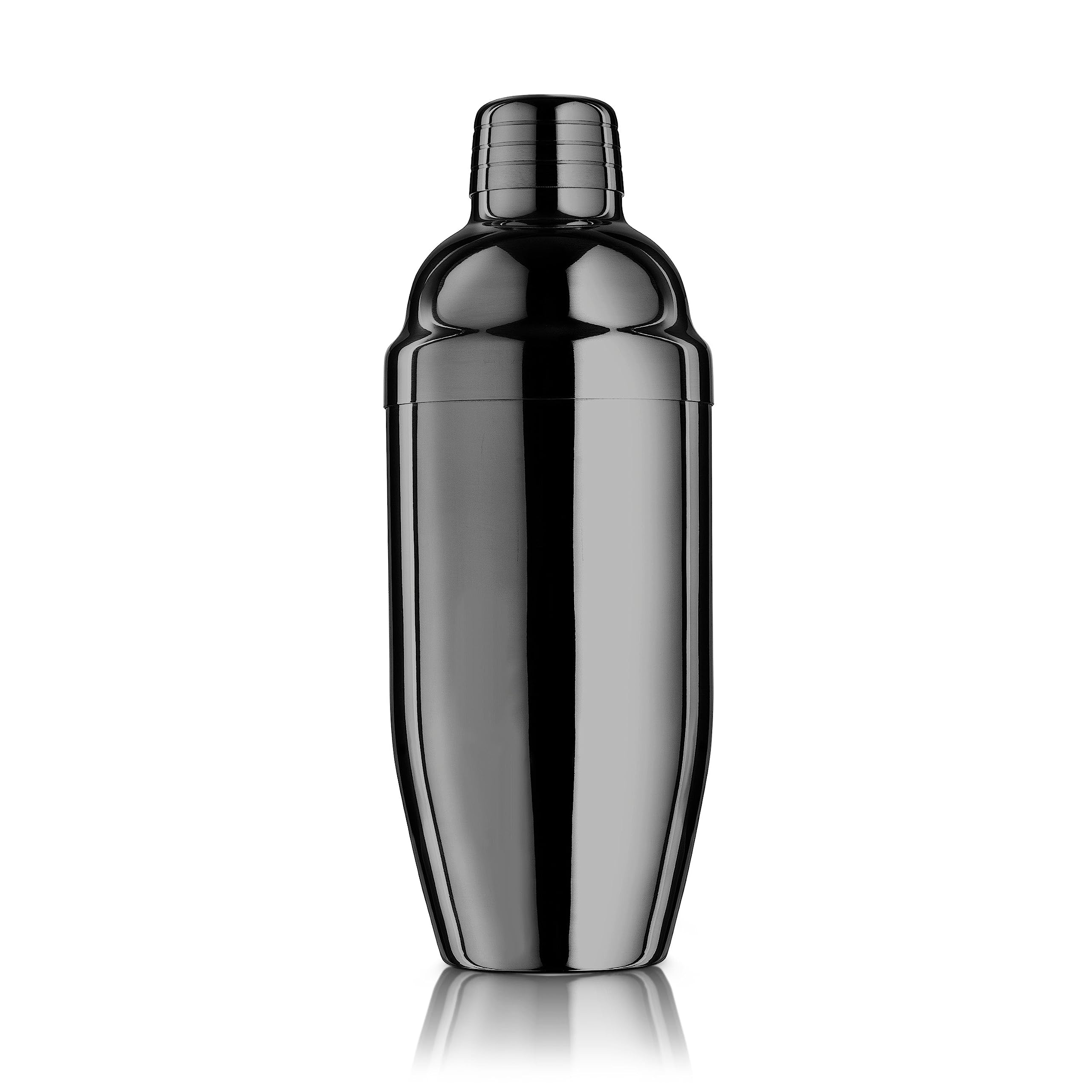 Final Touch Double Wall Black Chrome Stainless Steel Cocktail Shaker (FTA1850-19)