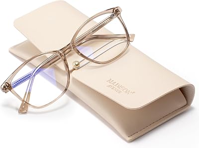 Madison Avenue Blue Light Blocking Glasses Coffee Brown 52x41mm 140mm