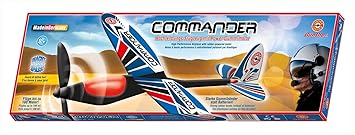 Paul Günther 1629 - Gummimotor Flugmodell Commander, ca. 49 x 50 cm