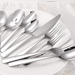 45-Piece Flatware Sets, Silverware Set for