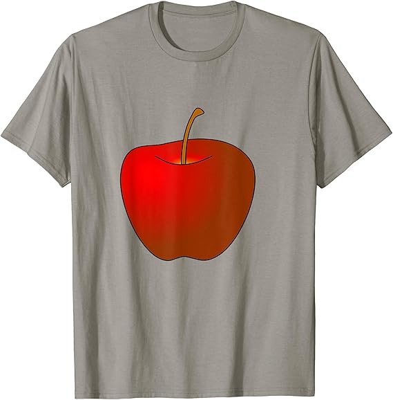 Kids Red Apple TShirt 10 White Amazon.co.uk Clothing