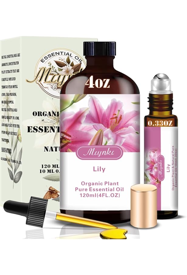 Amazon.com: Lily Essential Oil (4 oz/120 ml) — Lily Oils for