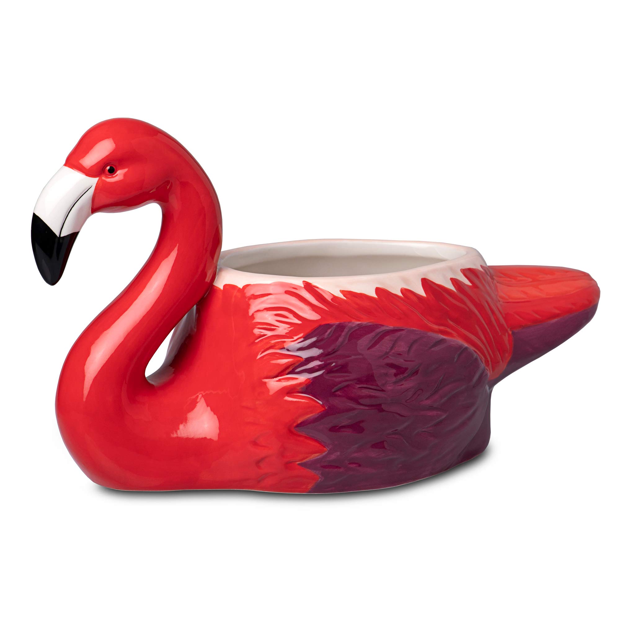 bar@drinkstuffCeramic Flamingo Tiki Mug 14oz / 400ml - x 24 - Creative Cocktail Tiki Cup, Unique Flamingo Mug