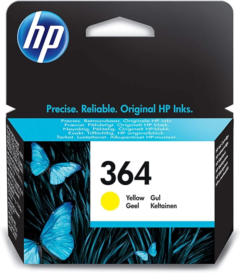 HP 364 Ink Cartridge CB320EE Yellow Original Single Pack