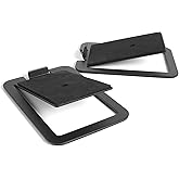 Kanto S4 Tilted Desktop Speaker Stands for Medium Bookshelf Speakers & Mid-Size 3”-4” Studio Monitors | Supports 8 lbs | ¼”-2