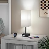 Aooshine Bedside Lamp with USB C+A Ports 3-Color LED Bulb Included view 9