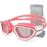 OMID Swim Goggles, P2 Polarized Swimming Goggles for Men Anti-fog Goggles Swimming for Adult Women