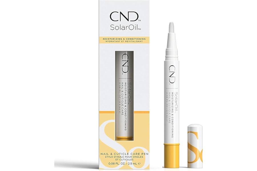 CND SolarOil & RescueRXx, Cuticle Oil Pen, Keratin Nail Treatment Pen, On-the-Go, Travel-Sized