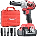 AOBEN Cordless Impact Wrench 1/2 inch,21V 300N.m