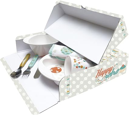 Bebe Confort Coffret Repas Melamine Happy Retro Coloris Aleatoire Amazon Fr Bebes Puericulture