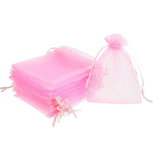 Mudder 50 Pack Organza Gift Bags Wedding Party Favor Bags Jewelry