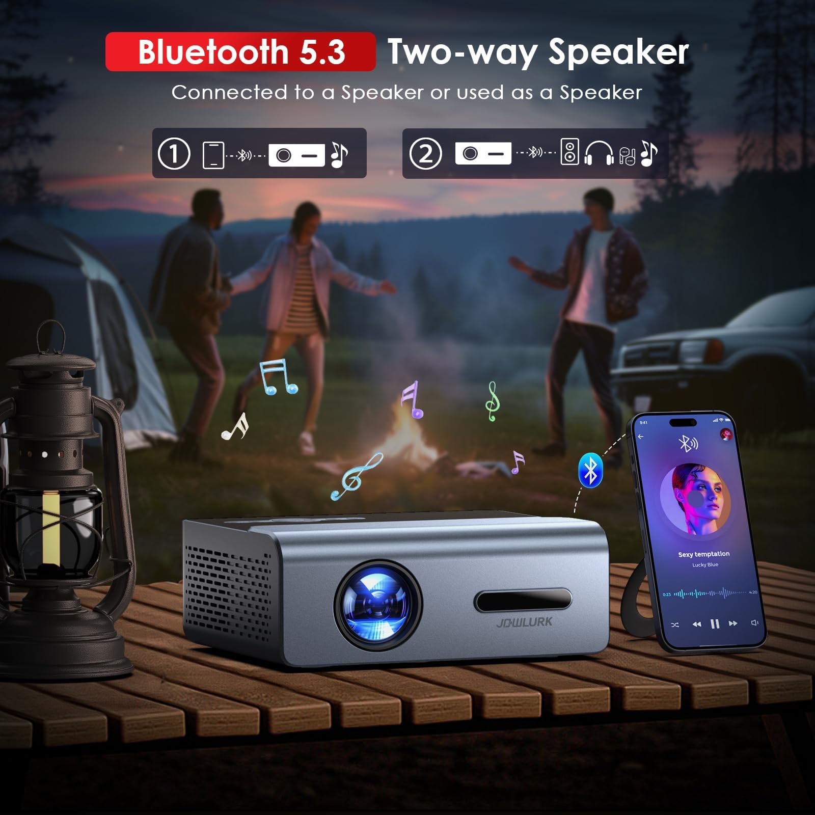 Mua [Electric Focus] Projector with Wifi and Bluetooth, 22000L Auto ...