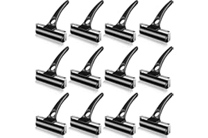 Frienda 12 Pcs 4.7 Inches Rubber Roller Black Rubber Brayer Ink Roller for Gluing Printing Inking Block Paper Crafting Press Printmaking Wallpaper Stamping Scrapbooks