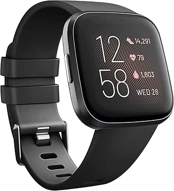 fitbit versa peach band