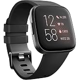 Tobfit Bands Compatible with Fitbit Versa 2 and Fitbit Versa/Versa Lite/Versa Special, Soft Replacement Sport Wristbands Accessories for Women Men