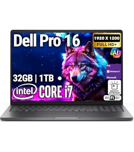 Amazon.com: Dell Pro 16 PC16250 (Replaces Latitude 3550) 16” WUXGA
