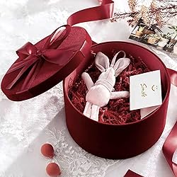 ZEBMOON 2 LB Dark Red Crinkle Cut Paper Shred